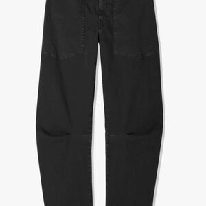 Nili Lotan Shon Carbon color Barrel Pants